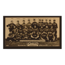 1913 Chicago Cubs Fatima Tobacco Card Poster posters