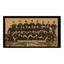 1913 Cincinnati Reds Fatima Tobacco Card Poster posters