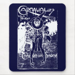 1913 French Carnival Poster, white Mousepad