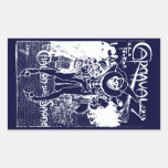 1913 French Carnival Poster, white Stickers