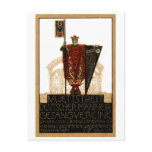1913 German Choral Society Poster Post Cards