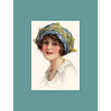 1913 Hat #3 postcard