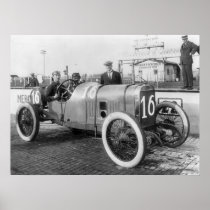 1913 Race Car Poster