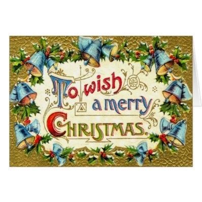1913 To Wish a Merry Christmas Vintage Cards