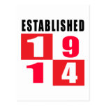 1914 Birthday Designs postcards