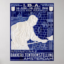 1914 Dutch Baking Expo Poster