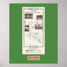 1914 Map, Arrowhead, San Bernardino, Pinecrest Posters