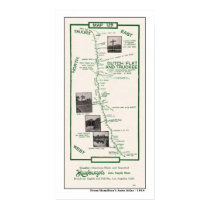 1914 Map, Dutch Flat to Truckee - Poster posters