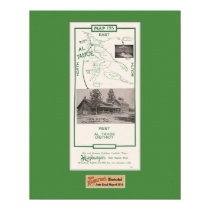 1914 Map of Tahoe Area, Al Tahoe posters