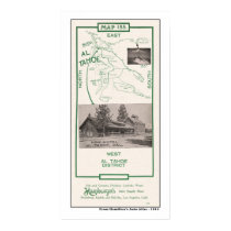 1914 Map of Tahoe Area posters
