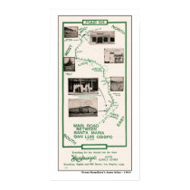 1914 Map, San Luis Obispo to Santa Maria posters