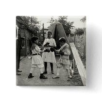1915 Backyard Boxing Match Pinback Buttons