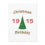 1915 Christmas Birthday Postcards