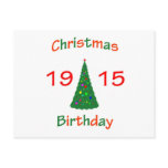 1915 Christmas Birthday Post Cards