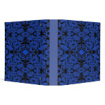 1915 floral & bird blue binders