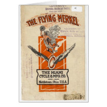 1915 FlyingMerkel Greeting Cards