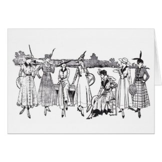 1915 One-Piece Frocks Fashion Dresses Card card