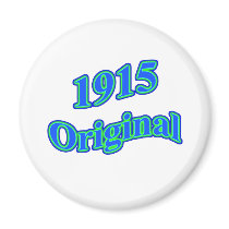 1915 Original Blue Green Fridge Magnets
