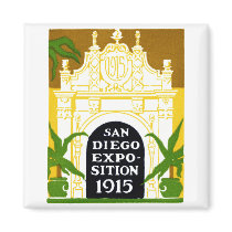1915 San Diego Exposition Refrigerator Magnet