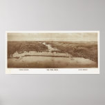 1915 Superior, WI & Duluth, MN Birds Eye View posters