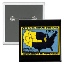 1915 Vote for Womans Suffrage buttons