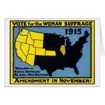 1915 Vote for Womans Suffrage Card