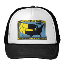 1915 Vote for Womans Suffrage hats