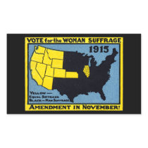 1915 Vote for Womans Suffrage Stickers