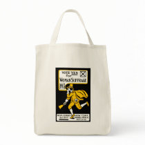 1915 Yes! Womens Suffrage Poster Tote Bags