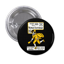 1915 Yes! Womens Suffrage Poster buttons