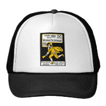 1915 Yes! Womens Suffrage Poster hats