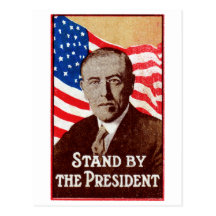1916 Support President Wilson Post Card