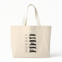 1917 Antique Cars Tote Bag