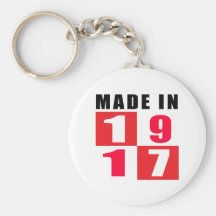 1917 made in designs keychain