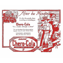 1918 Chero-Cola vintage illustration (red) t-shirts by Jakestuff 1918 Chero-Cola vintage illustration (red) t-shirts