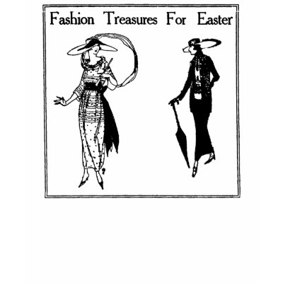 1919 Easter Ladies Fashions Tshirts by Jakestuff