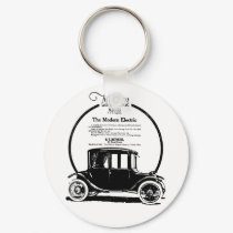 1919 Milburn electric car illustration keychains