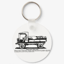 1919 Nash Truck illustration keychains