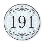 191 Area Code Magnet
