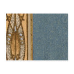 1920  Blue Wallpaper Abstract Border (6) Postcard