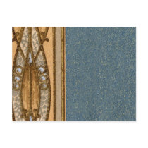 1920 Blue Wallpaper Abstract Border (6) postcards by vintagegiftmall 1920 Blue Wallpaper Abstract Border (6) postcards