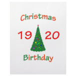 1920 Christmas Birthday Letterhead Design