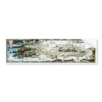 1920 Classic Fairyland Imaginary Map Bumper Sticker