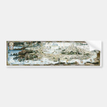 1920 Classic Fairyland Imaginary Map Bumper Sticker