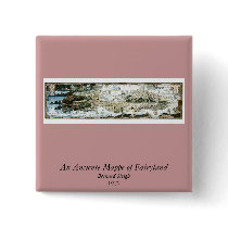 1920 Classic Fairyland Imaginary Map Pinback Button