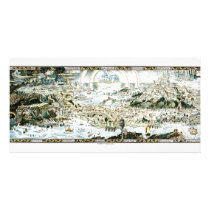 1920 Classic Fairyland Imaginary Map Photo Card