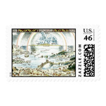 1920 Classic Fairyland Imaginary Map postage
