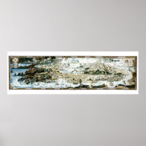 1920 Classic Fairyland Imaginary Map Poster