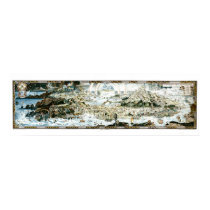 1920 Classic Fairyland Imaginary Map Poster