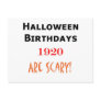 1920 halloween birthday postcards